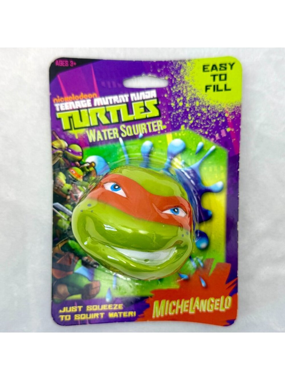 Teenage Mutant Ninja Turtles Michelangelo Water Squirter Nickelodeon 2012